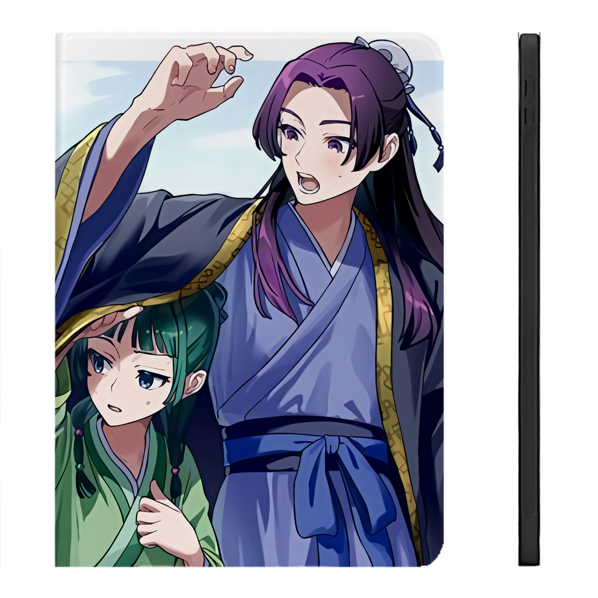 （画像用） 薬屋のひとりごと The Apothecary Diaries IPadケース ペンホルダー付き ブックスタイルデザイン